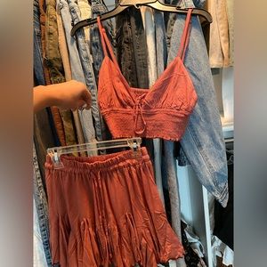 aeropostale top and skirt